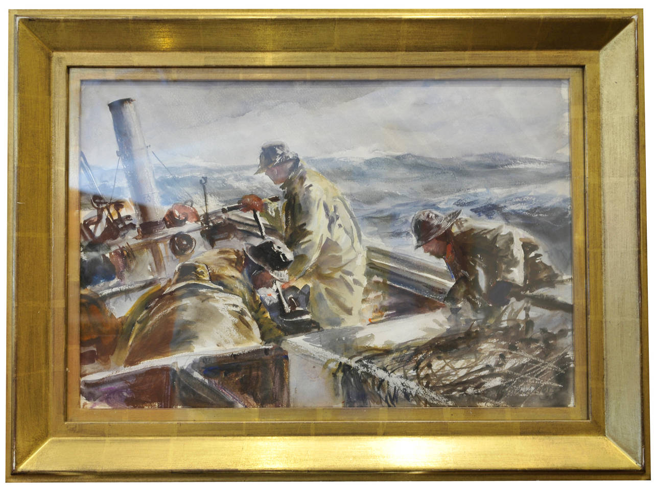 "Oil Skins - Ploughing Out"