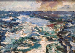 "Rough Seas, Cornwall"