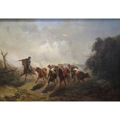 "Union Drover with Cattle" 5
