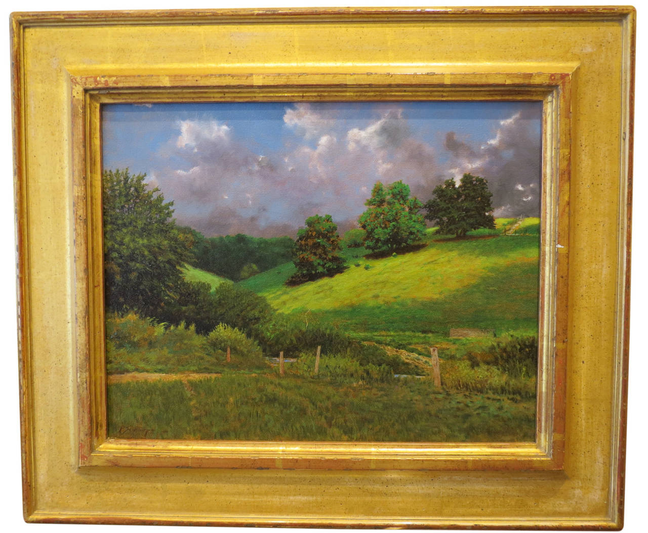 Landscape Painting Peter Sculthorpe - « Afternoon Storm » ( Tempête de minuit)