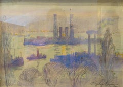 „USA-Schlachtschiffe, Hudson River NY“