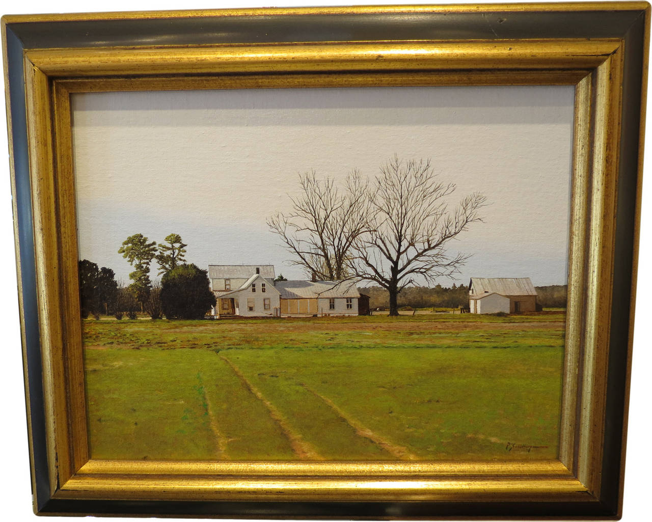 Peter Sculthorpe Landscape Painting - "On the Way to Edenton, North Carolina"