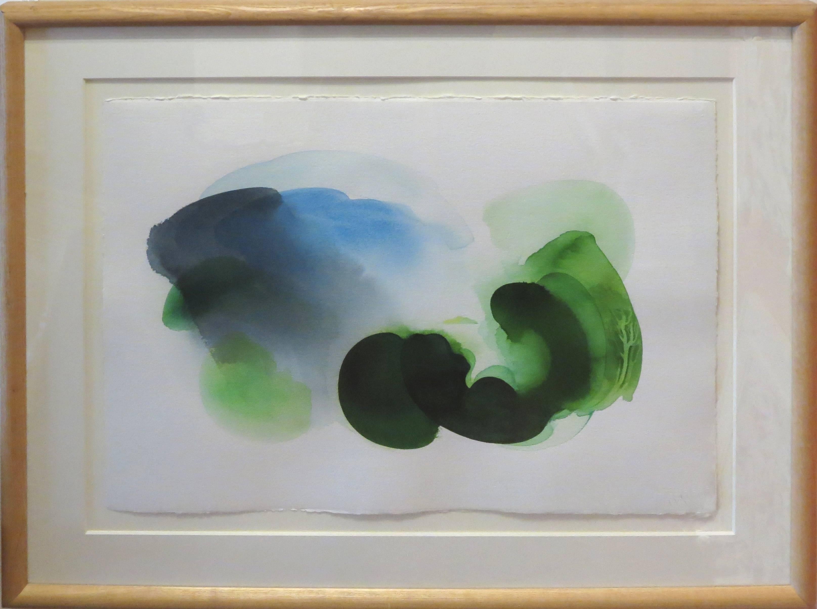 William Tillyer Abstract Drawing - "The Lake Isle of Innisfree"