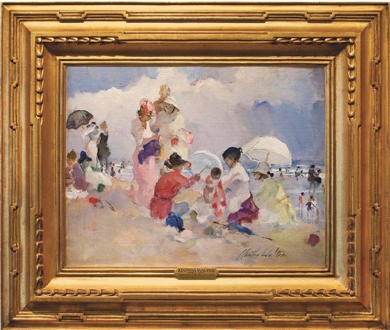Martha Walter "A Hot Day at the Beach", Painting For Sale at 1stdibs
