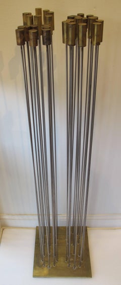 "Array of Steel Rods with Brass Chimes"