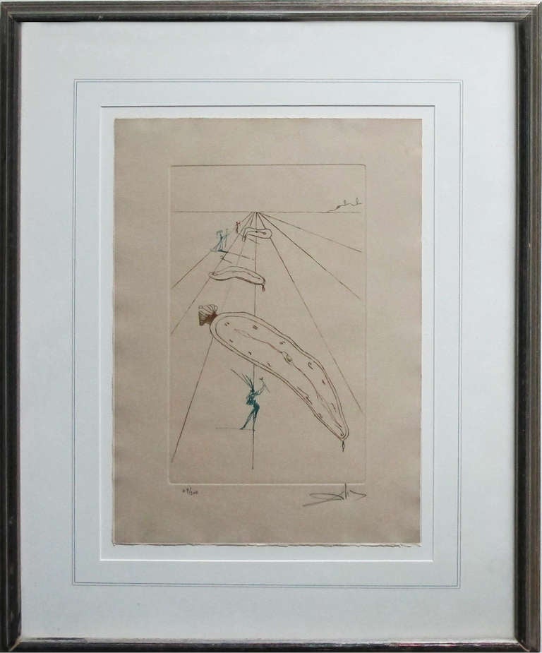 Face Of Time - Painting by Salvador Dalí