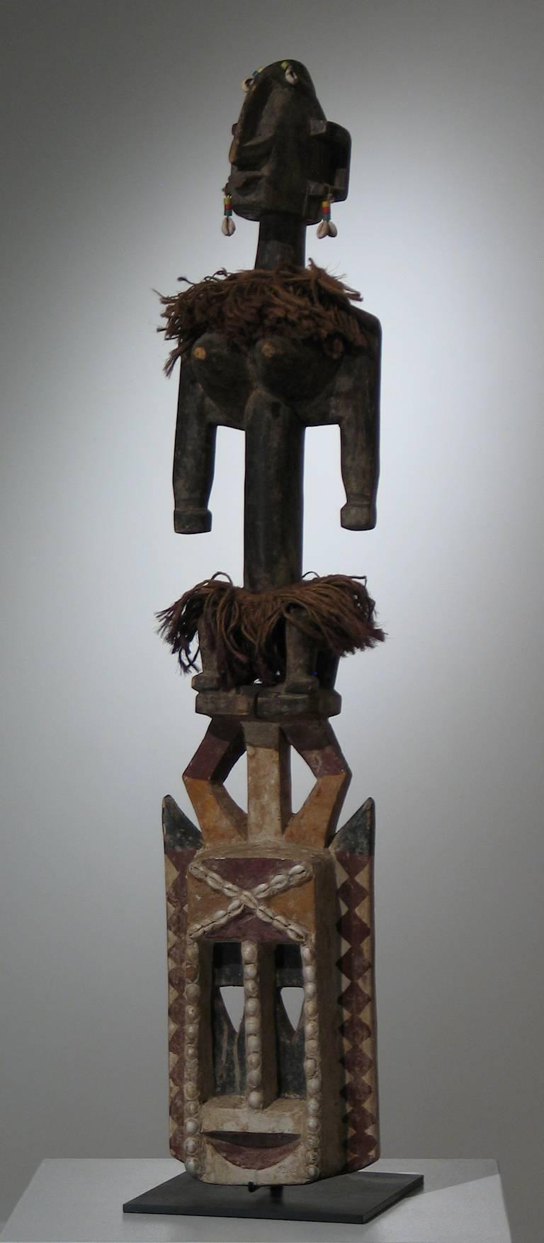 Dogon Mask with Figure