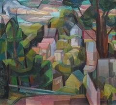 Clara Deike 1942 Kubistische Landschaft
