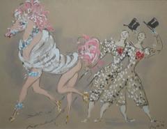 Clowns with Pantomime Horse