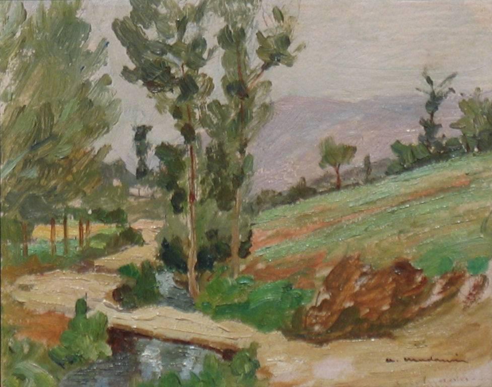 Unknown Landscape Painting - Italian Landscape by Madanni