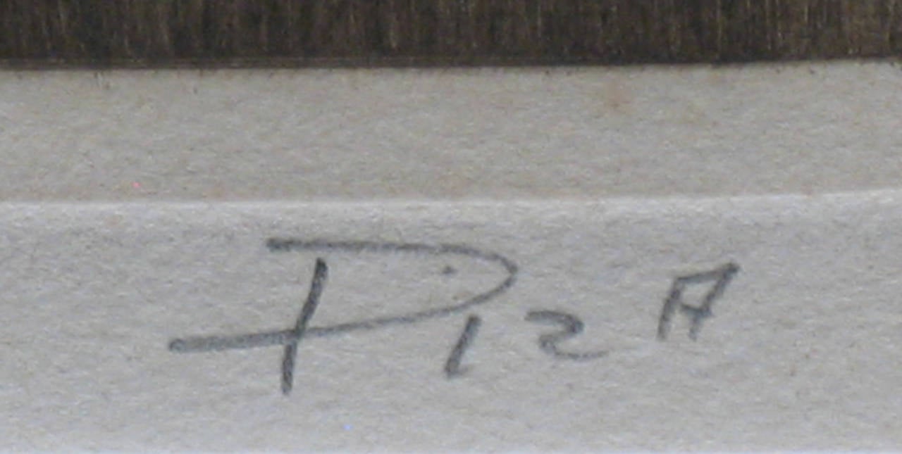Arthur Luiz Piza [São Paulo, Brazil; 1928-2017]
60/60
Signed Lower-Right
Etching on Paper
12 x 10 inches (artwork)
Arthur Luiz Piza was born in Sao Paulo, where he where he began his career as an artist. He moved to Paris in in the 1950s where he