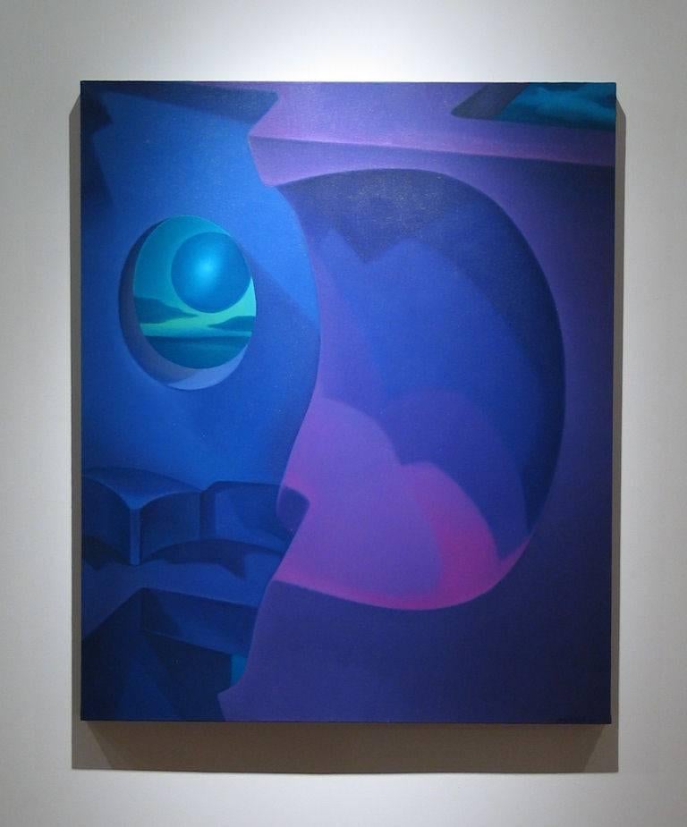 Ultraviolet Propagation - Painting by John Nativio