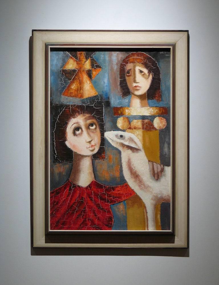 Pittura modernista - Painting di Unknown