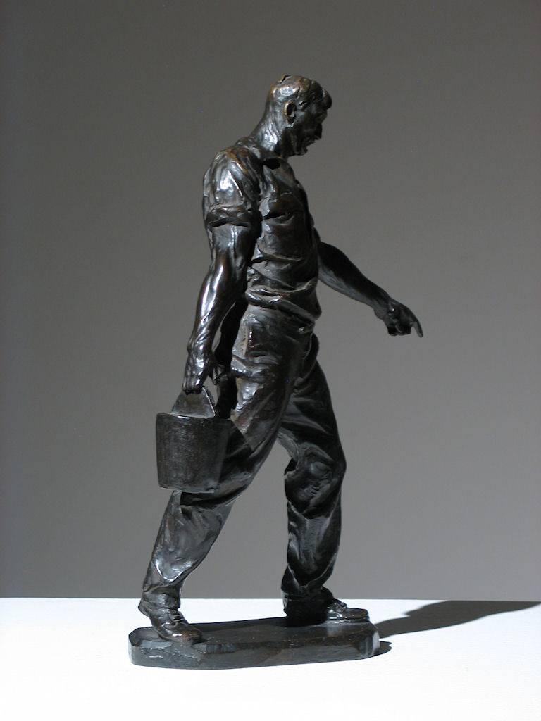 Max Kalish
Foundry Worker
Signed on Base
Bronze Sculpture
15 x 11 x 3  inches
Foundry Mark: Meroni Radice, Cire Perdue, Paris