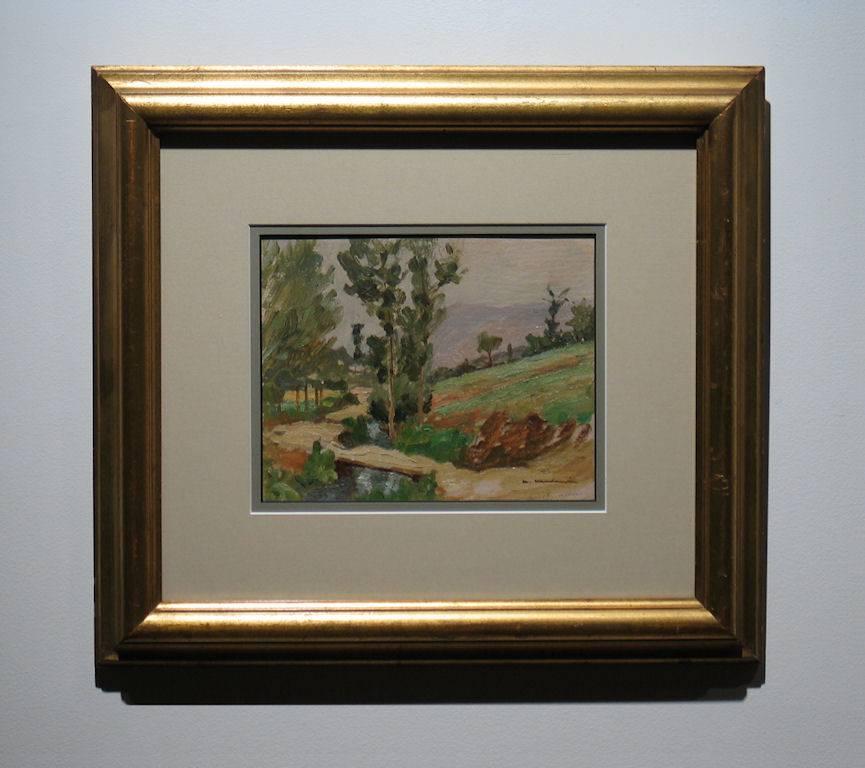 Italian Landscape by Madanni - Painting by Unknown