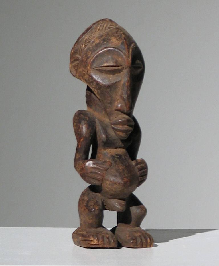African 
Songye Figure
Carved Wood
11.75 x 4 x 4 inches
Provenance: Private collection, Cleveland OH 