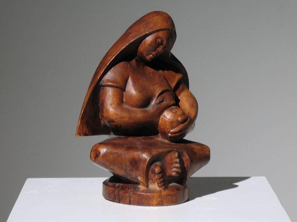 Mexican Modernist Madonna and Child 1