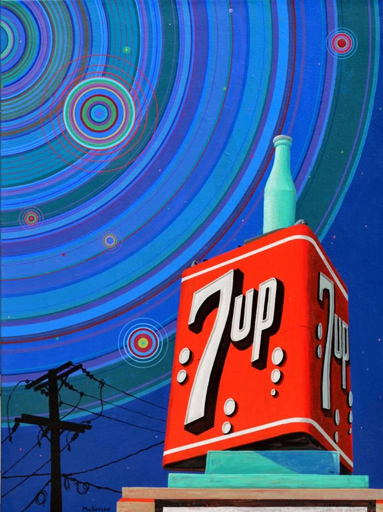 Scott McIntire Abstract Painting - 7up Energy Field