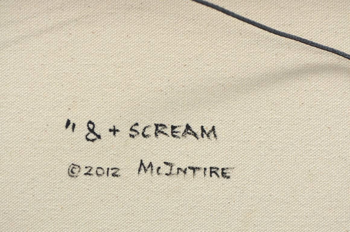 & + Scream - Contemporary Painting by Scott McIntire