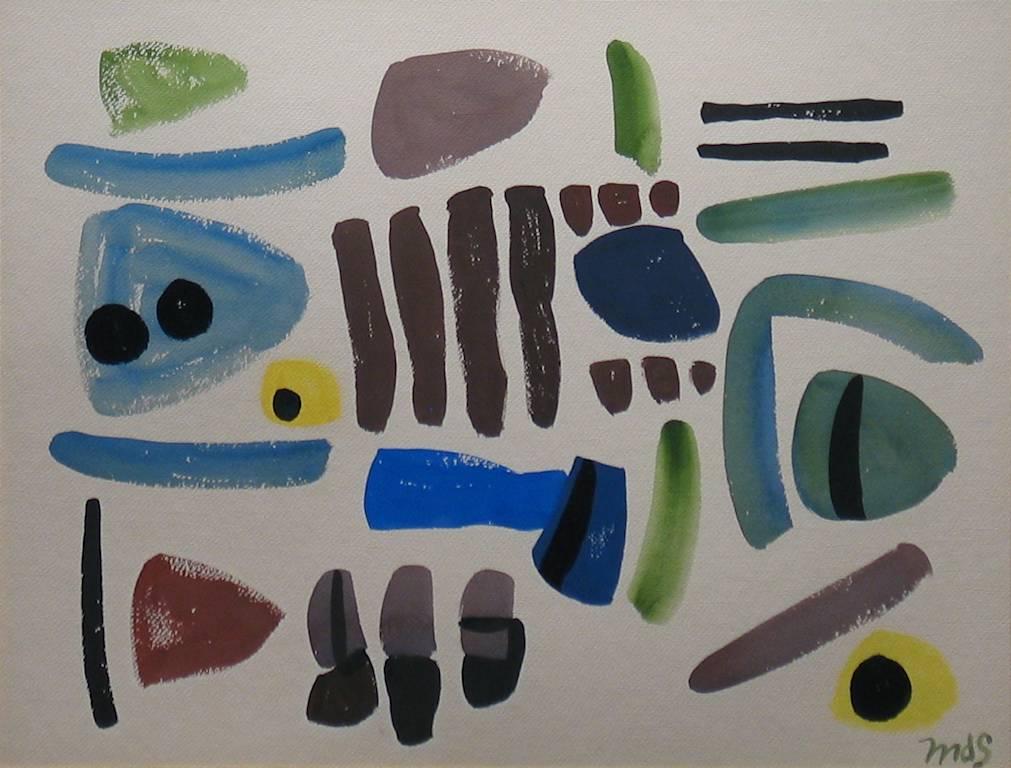 Unknown Abstract Painting - Free Forms