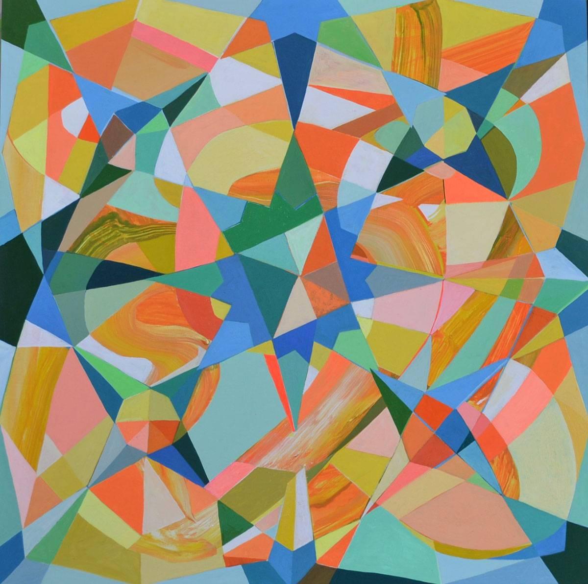 Danielle Kimzey Abstract Painting - Stars in Her Eyes