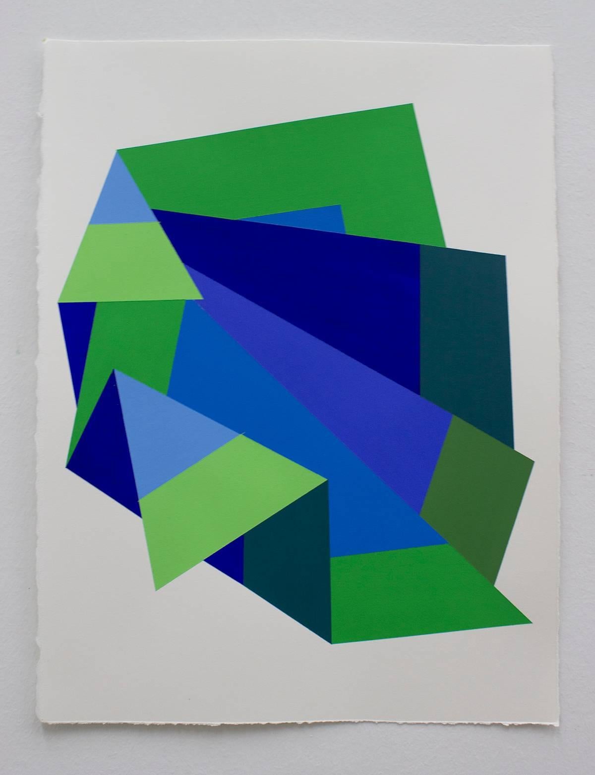 Rachel Hellmann Abstract Painting - Pivot