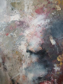 Öl auf Leinwand – gestisches, abstrahiertes, expressives Porträt