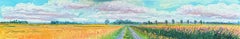 Rijpend Graan Oil Painting on Canvas Dutch Landscape Nature In Stock