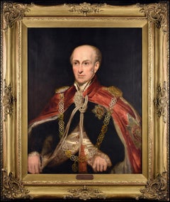 Antique Portrait of Charles Grey, 2nd Earl Grey and British statesman and Prime Minister