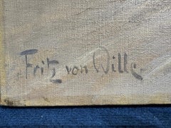 Fritz von Wille – "Winter Landscape in the Eifel" (Eifellandschaft im Winter)