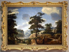 Large 17th Century Dutch Golden Age Mountainous Landscape