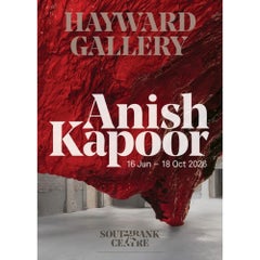 Cartel de la exposición - Galería Hayward, de Anish Kapoor