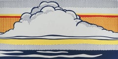 Cartel de la exposición «Nube y mar» - Museo Ludwig de Colonia Por Roy Lichtenstein