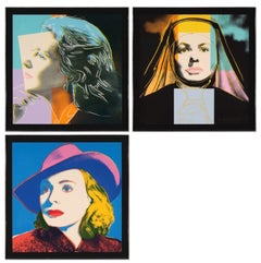 Ingrid Bergman (set of 3) By Andy Warhol