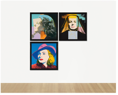 Ingrid Bergman (set of 3) By Andy Warhol