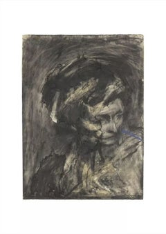 Head of Gerda Boehm (1961), from The Charcoal Heads