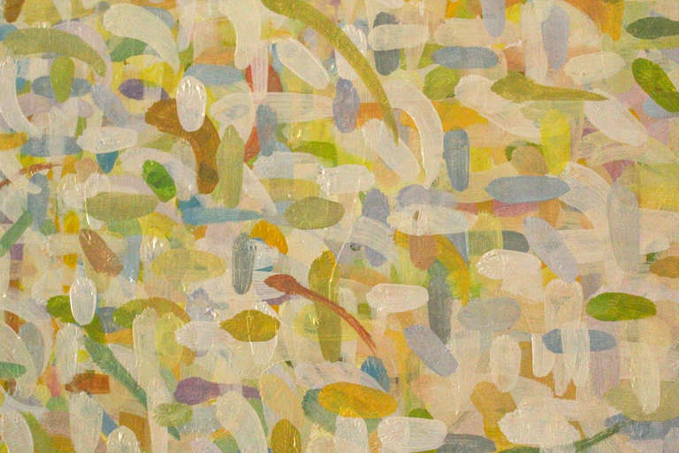 Abstrakte Abstraktion in Weiß 2 – Painting von Stuart Bigley