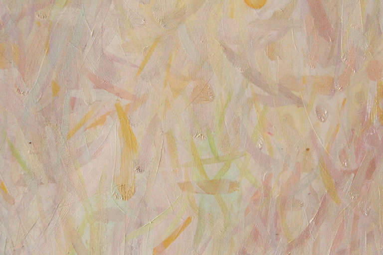 Abstraction - Beige Abstract Painting by Stuart Bigley