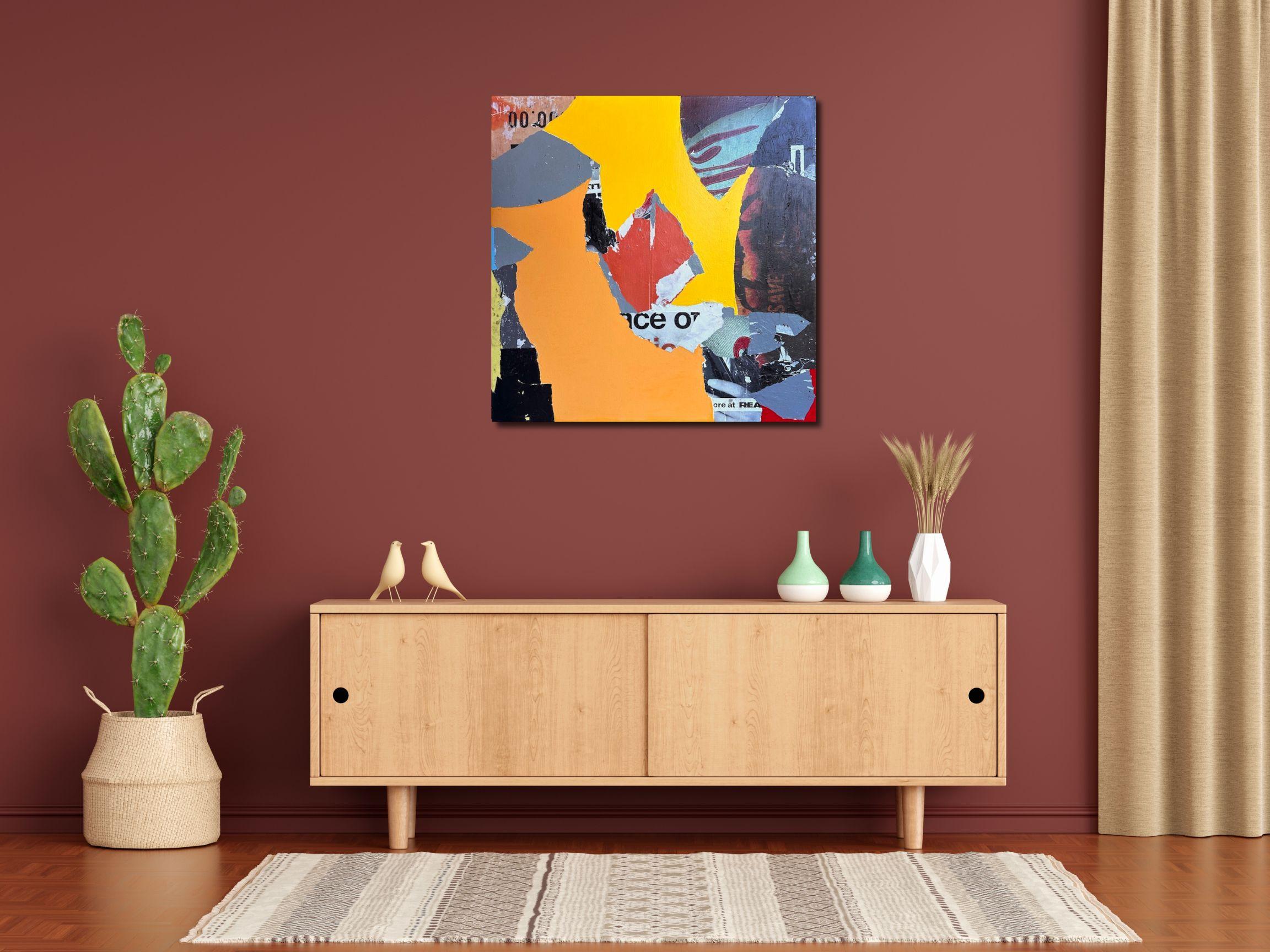 Keep Austin Weird 1407 - Colorful Abstract Artwork made of billboard posters 3
