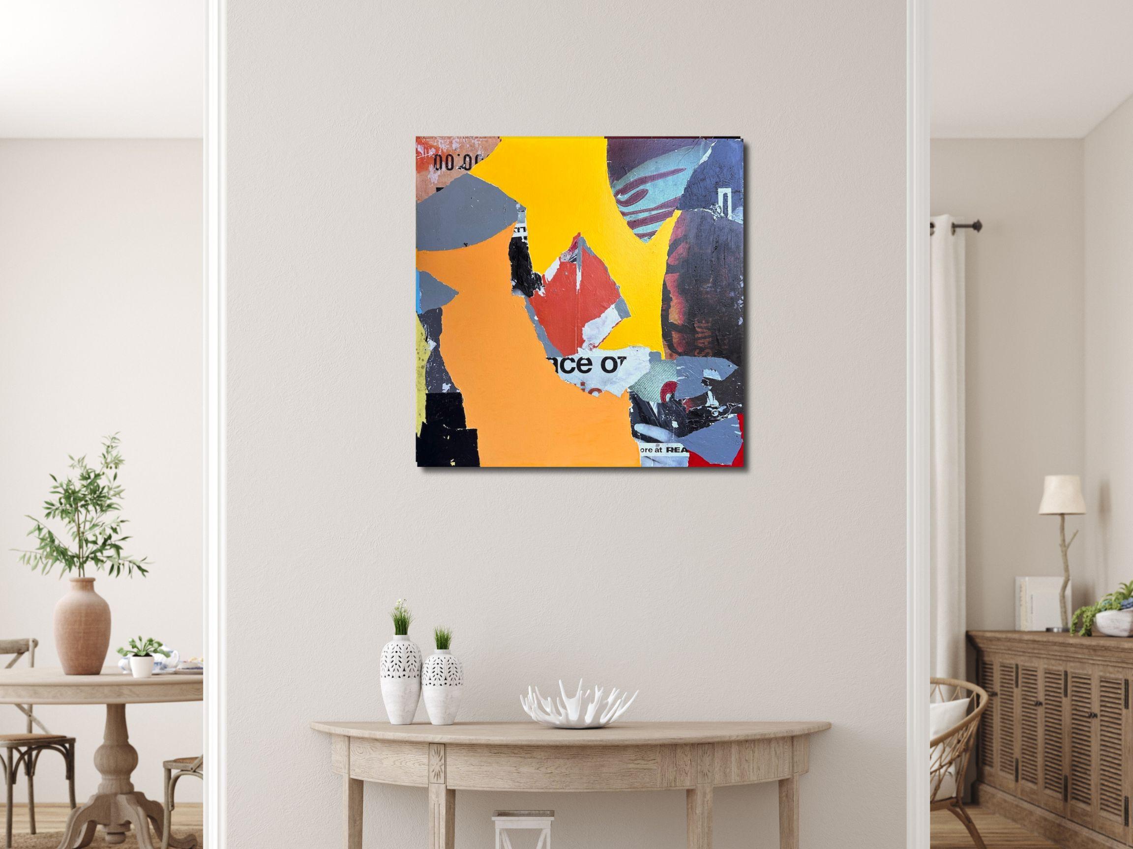 Keep Austin Weird 1407 - Colorful Abstract Artwork made of billboard posters 4