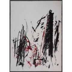 Joan Mitchell - The Trees in Red - Original Lithography