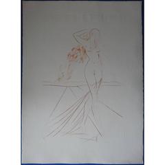 Salvador Dali - Venus - Original Signed Etching 6