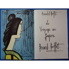 Bernard Buffet - Voyage Au Japon - Rare Portfolio of 24 Lithographs