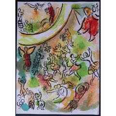 Marc Chagall - Opera Garnier - Original Lithograph