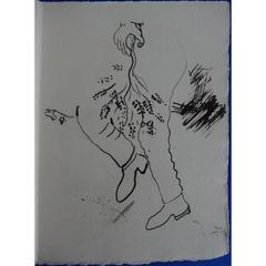 Marc Chagall - The Step - Original Signed Engraving