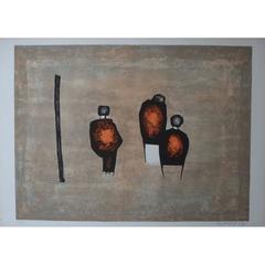 Witold K - Three Characters - Original Lithograph 11
