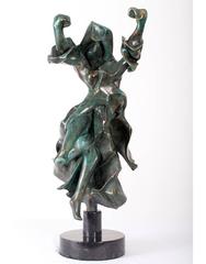 Salvador Dali - Carmen -  Signed Bronze Sculpture