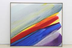 Paul Jenkins, Phenomena Wind Branch - Monumental Signed - Oil on Canvas