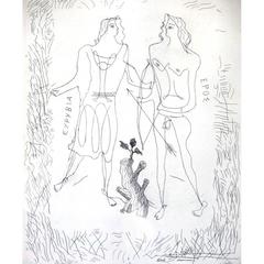 Georges Braque - Eurybia and Eros - Original Etching 10
