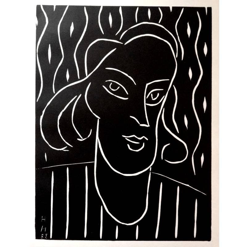 Signed Original Linocut by Henri Matisse - KTeeny

Artist : Henri MATISSE 
Signed
1938/1959
31 x 24 cm
References :   Duthuit-Matisse Catalogue raisonné #723.

MATISSE'S BIOGRAPHY

YOUTH AND EARLY EDUCATION

Henri Emile Benoît Matisse
